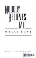 Cover of: Nobody believes me