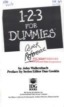 Cover of: 1-2-3 for dummies quick reference by John Walkenbach