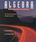 Cover of: Algebra for college students: a functions approach