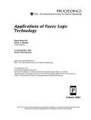 Cover of: Applications of fuzzy logic technology: 8-10 September 1993, Boston, Massachusetts