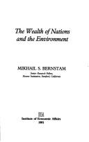 Cover of: The wealth of nations and the environment