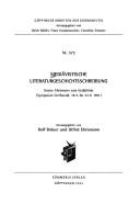 Cover of: Mediävistische Literaturgeschichtsschreibung: Gustav Ehrismann zum Gedächtnis : Symposion Greifswald, 18.9. bis 23.9. 1991