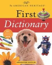 Cover of: The American heritage first dictionary.