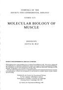 Molecular biology of muscle