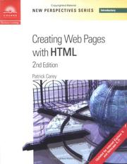 Cover of: New Perspectives on Creating Web Pages with HTML Second Edition - Introductory