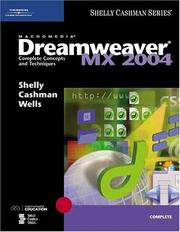 Macromedia Dreamweaver MX 2004 : complete concepts and techniques