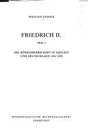 Cover of: Friedrich II by Wolfgang Stürner