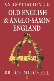 Cover of: An invitation to Old English and Anglo-Saxon England
