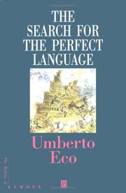 The search for the perfect language by Umberto Eco