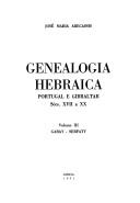 Genealogia hebraica by José Maria Abecassis