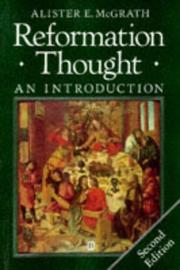 Cover of: Reformation thought: an introduction