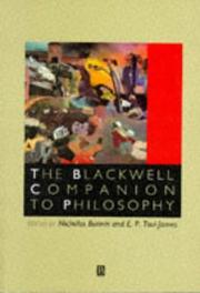 The Blackwell companion to philosophy