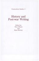 Cover of: History and post-war writing