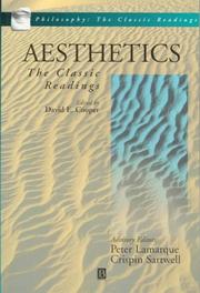 Cover of: Aesthetics: the classic readings