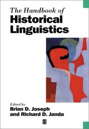 The handbook of historical linguistics