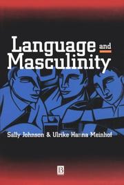 Cover of: Language and masculinity
