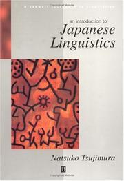 An Introduction to Japanese linguistics by Natsuko Tsujimura