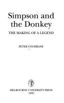 Simpson and the donkey by Peter Cochrane