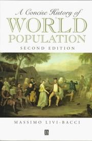 Cover of: A concise history of world population