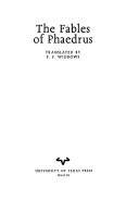 Cover of: The fables of Phaedrus by Gaius Julius Phaedrus