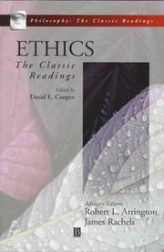 Cover of: Ethics: The Classic Readings (Philosophy - the Classic Readings)