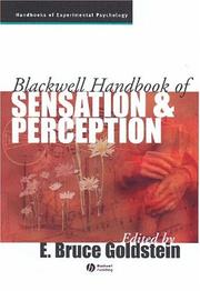 Cover of: Blackwell handbook of sensation and perception