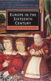Cover of: Europe in the sixteenth century