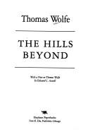 The hills beyond by Thomas Wolfe