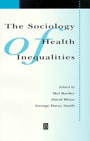 Cover of: The Sociology of Health Inequalities (Sociology of Health and Illness)