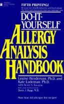 Cover of: Do-it-yourself allergy analysis handbook
