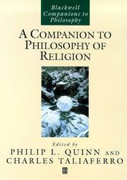 Cover of: Companion to Philosophy of Religion by Charles Taliaferro