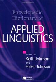 Encyclopedic dictionary of applied linguistics : a handbook for language teaching