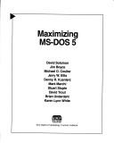 Cover of: Maximizing MS-DOS 5