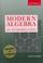 Cover of: Modern algebra