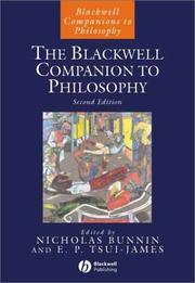 The Blackwell companion to philosophy