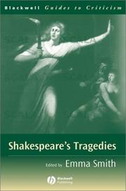 Cover of: Shakespeare's Tragedies: A Guide to Criticism (Blackwell Guides to Criticism)