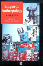 Cover of: Linguistic Anthropology: A Reader (Blackwell Anthologies in Social and Cultural Anthropology, 1)