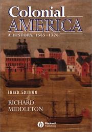 Colonial America : a history, 1565-1776