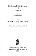 Historical dictionary of Libya by Ronald Bruce St John