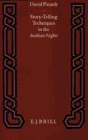 Story-telling techniques in the Arabian nights by David Pinault