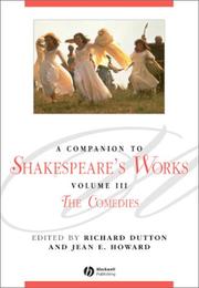Cover of: A Companion to Shakespeare's Works