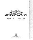 Principles of microeconomics by Karl E. Case
