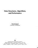 Data structures, algorithms, and performance