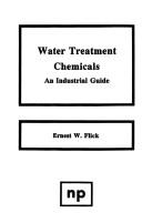 Cover of: Water treatment chemicals: an industrial guide