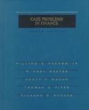 Cover of: Case problems in finance