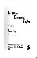 Cover of: William Desmond Taylor by Bruce Long