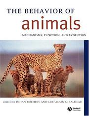 The behavior of animals : mechanisms, function, and evolution