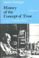 Cover of: History of the concept of time: prolegomena