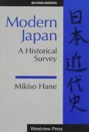 Cover of: Modern Japan: a historical survey