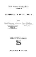 Cover of: Nutrition of the elderly